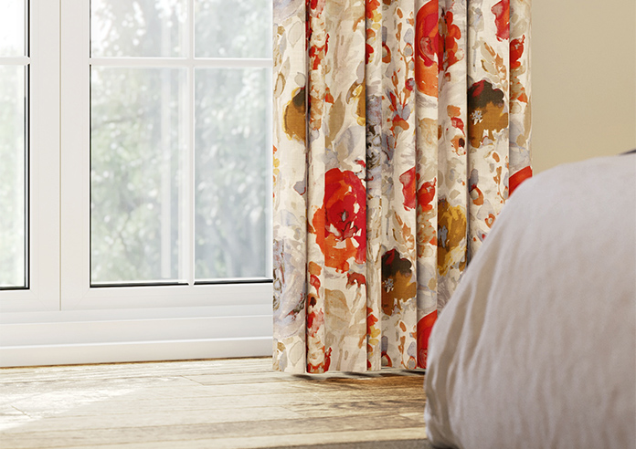 Harper, Burnt Orange - Made to Measure Curtains - Image 5